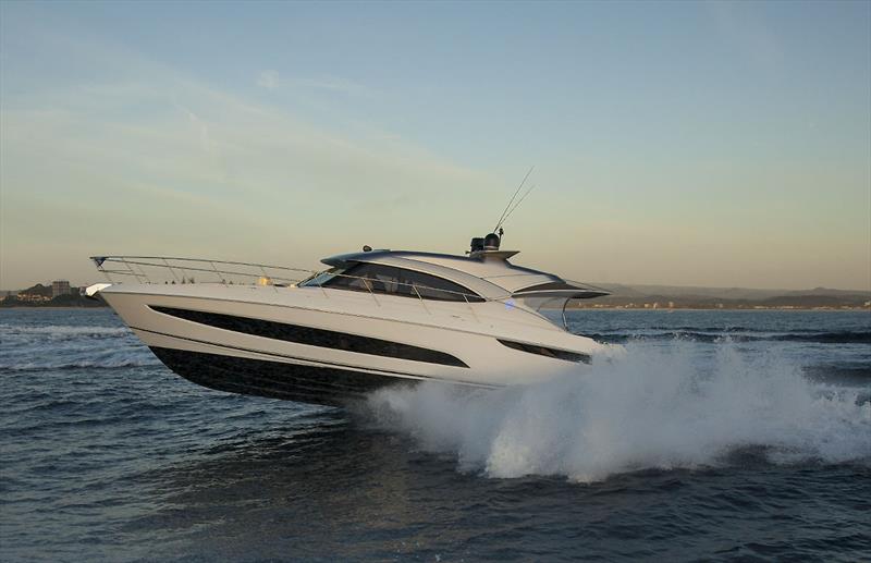 The big speedboat, aka Riviera 4800 Sport Yacht Series II - Riviera trip Gold Coast to Sydney photo copyright John Curnow taken at  and featuring the Power boat class