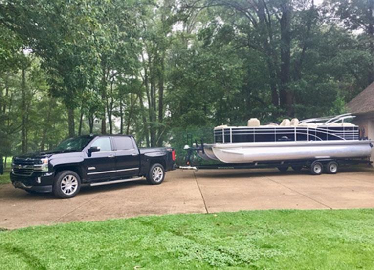 Bennington Tri-Toon with ECU flash by Nizpro Marine photo copyright Nizpro Marine taken at  and featuring the Power boat class