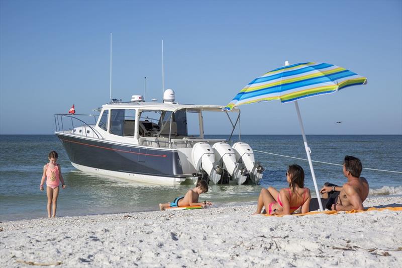 MJM 43z photo copyright Jim Raycroft taken at  and featuring the Power boat class