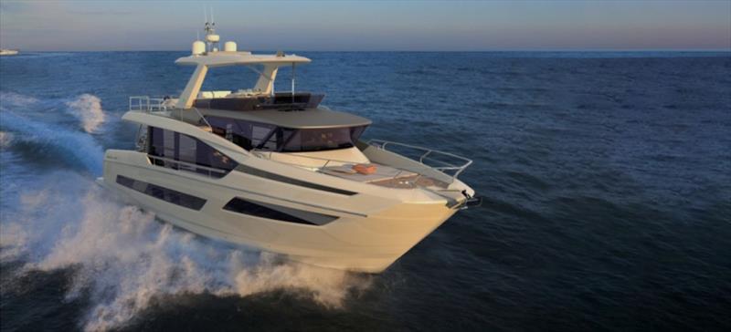 Prestige X70 photo copyright Prestige Yachts taken at  and featuring the Power boat class