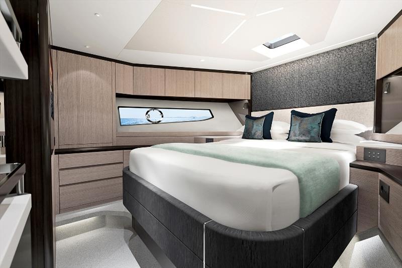 Manhattan 68 VIP cabin photo copyright Sunseeker International taken at  and featuring the Power boat class