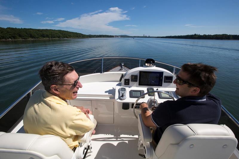 The science of soundproofing photo copyright Lyman-Morse Boatbuilding taken at  and featuring the Power boat class