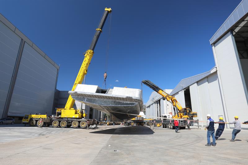 Alia Yachts 36-metre shadow vessel - photo © Sand People