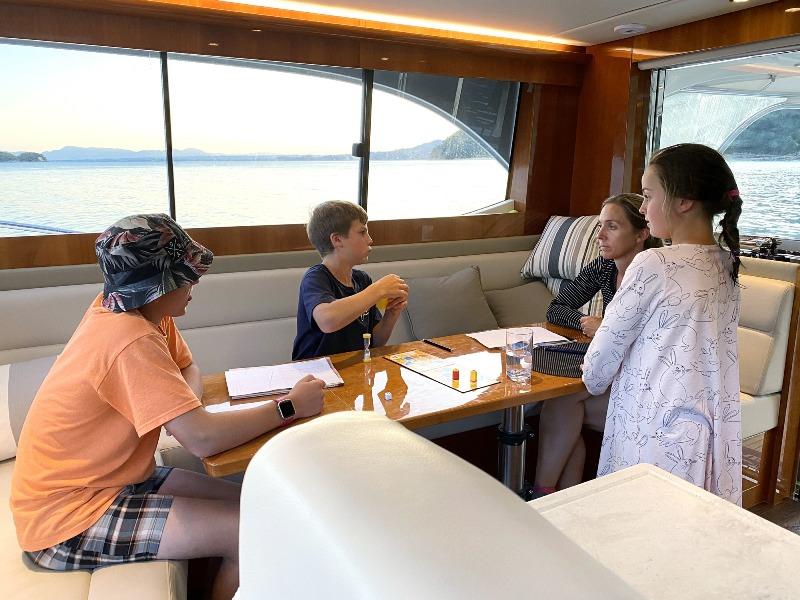 Summertime game nights aboard Isobar. - photo © Riviera Australia