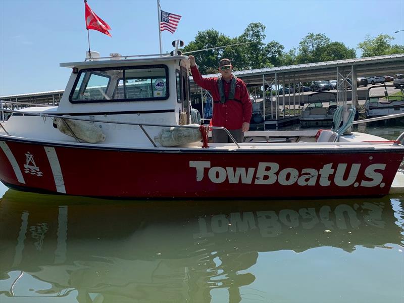 Captain Kirk Fonte, owner of TowBoatUS Old Hickory Lake photo copyright Scott Croft taken at  and featuring the Power boat class