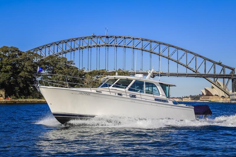 Sabre Yachts 45 photo copyright E Marine Motor Yachts taken at  and featuring the Power boat class