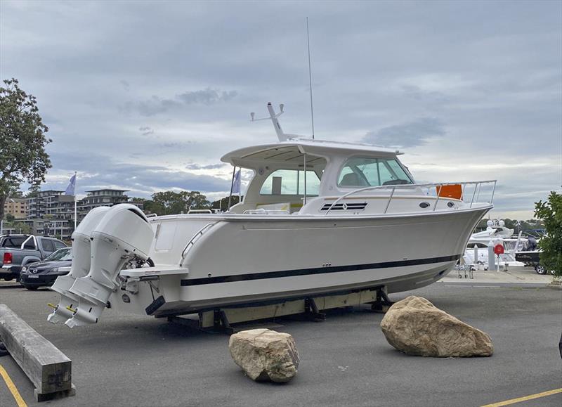 The first Back Cove 34O to arrive in Australia has just made it to Sydney - photo © E Marine Motor Yachts