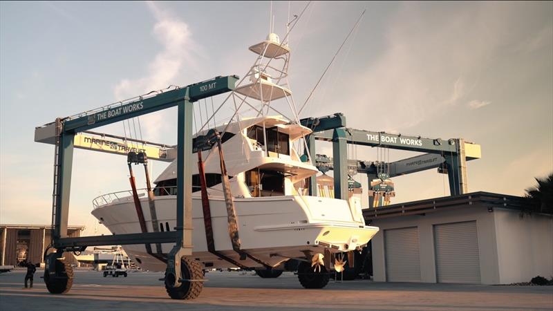 Maritimo One Custom Fish M59 Motor Yacht photo copyright Jake Sylvester taken at  and featuring the Power boat class