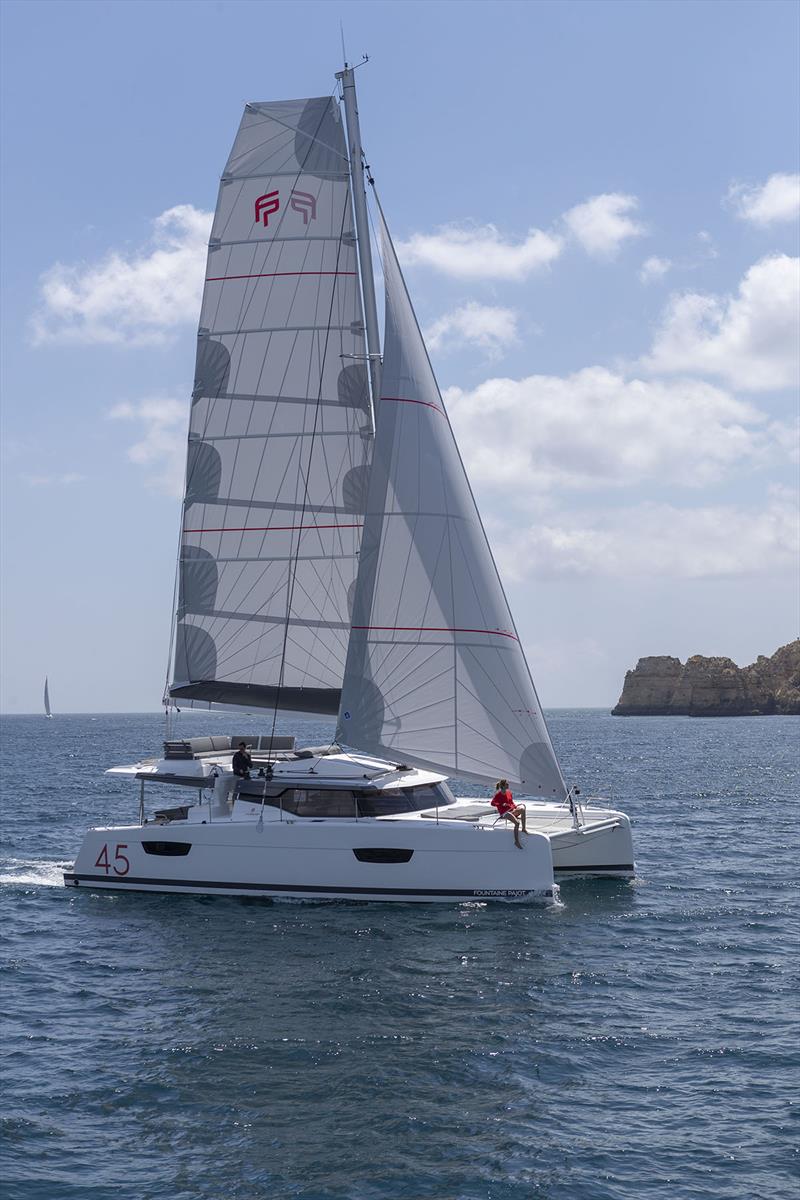 Multihull Solutions will showcase the award-winning Fountaine Pajot Elba 45 sailing catamaran at the “Open-For-Inspection” event on 26-27 June photo copyright Gilles Martin-Raget taken at  and featuring the Power boat class
