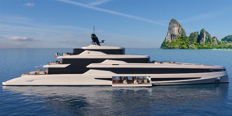 Blanche 70m luxury motor yacht - photo © Fincantieri Yachts