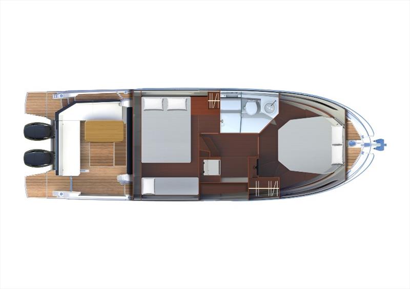 Antares 11 - Lower deck - photo © Beneteau