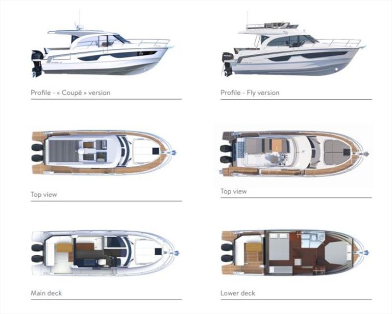 Antares 11 layouts - photo © Beneteau