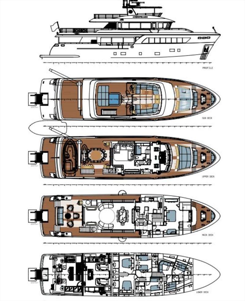 Darwin 102 Archipelago photo copyright CDM Yachts taken at  and featuring the Power boat class