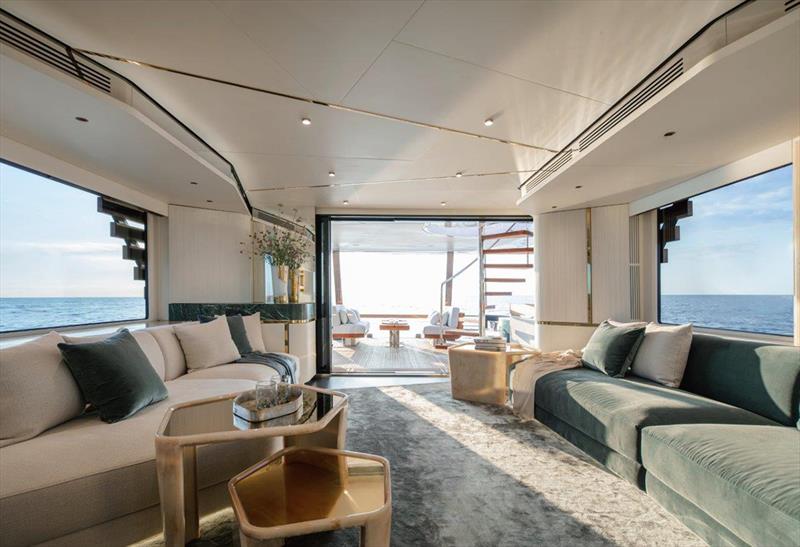Magellano 25 Metri interior design project by Vincenzo De Cotiis photo copyright Azimut|Benetti Group taken at  and featuring the Power boat class