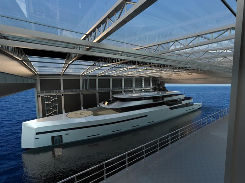 75-meter superyacht concept Bravo 75 - photo © BYD Group