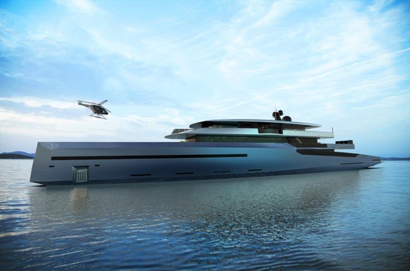 75-meter superyacht concept Bravo 75 photo copyright BYD Group taken at  and featuring the Power boat class