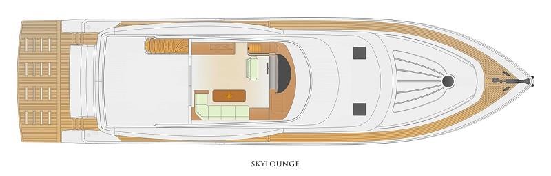 Johnson 80 skylounge photo copyright Johnson Yachts taken at  and featuring the Power boat class