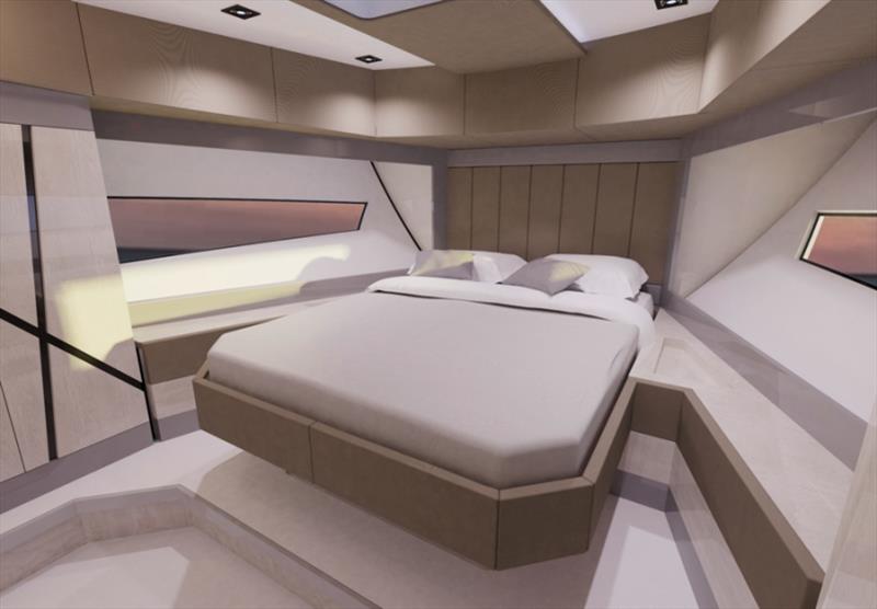 Gladiator 631 Next - VIP Cabin photo copyright Canados Yachts taken at  and featuring the Power boat class