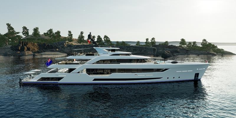 55m superyacht Al Waab II photo copyright Alia Yachts taken at  and featuring the Power boat class