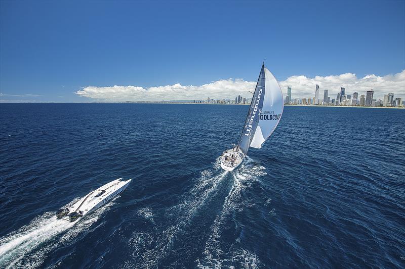 Farewell, and good luck in the Hobart! photo copyright Maritimo taken at  and featuring the Power boat class