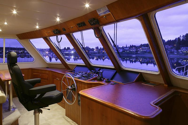 The Bridge of the first Bray 86 foot Ocean Series photo copyright Bray Yacht Design & Research taken at  and featuring the Power boat class