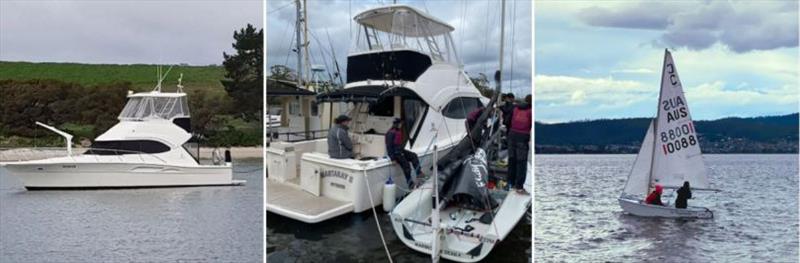 Manta Ray acts as Howard and Olive's support boat has they are both keen yachties - photo © Riviera Australia
