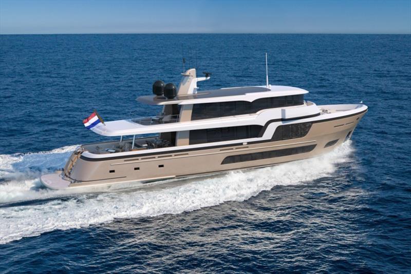 34-metre explorer Lady Lene - photo © Van der Valk Shipyard