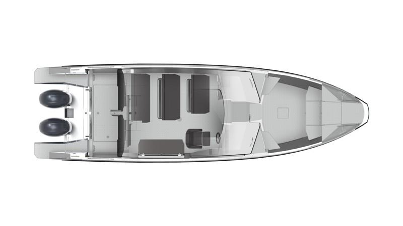 The Buster Phantom Cabin Adventure is a special model that has been tailored for transporting passengers in demanding conditions and replaces the U-shaped seating and table with three rows of benches to accommodate 11 passengers plus the skipper. - photo © Buster Boats
