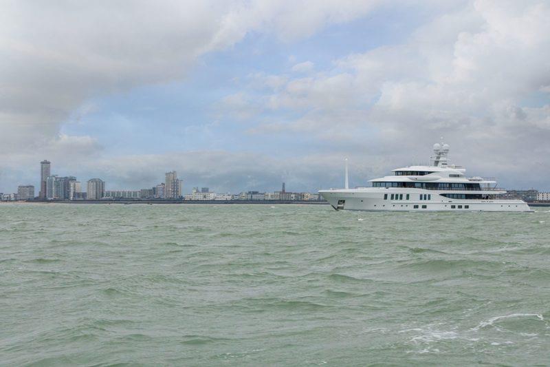 74-metre Synthesis photo copyright Damen Yachting taken at  and featuring the Power boat class