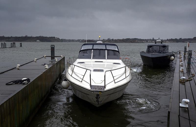 Precision in tight docking spaces photo copyright Sã–Ren Hãkanlind taken at  and featuring the Power boat class