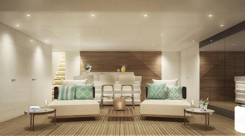 Heesen YN 19650 Aura - Beach Club - photo © Heesen Yachts