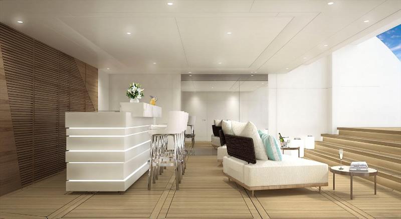 Heesen YN 19650 Aura - Beach Club - photo © Heesen Yachts