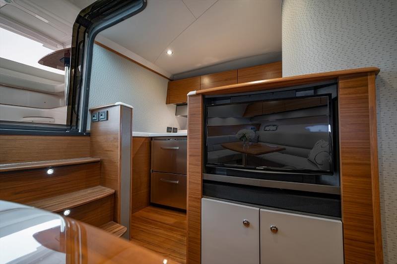 Tiara 39 Open - Entertainment system and galley photo copyright Tiara Yachts taken at  and featuring the Power boat class