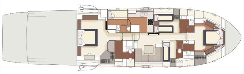 Itama 75 layout photo copyright Itama taken at  and featuring the Power boat class