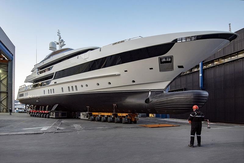 52Steel, a 52-metres long steel vessel - photo © Sanlorenzo