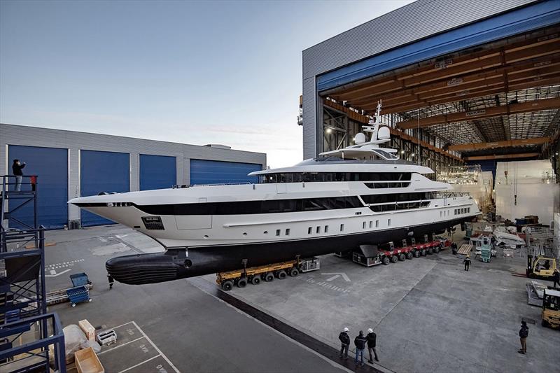 52Steel, a 52-metres long steel vessel - photo © Sanlorenzo