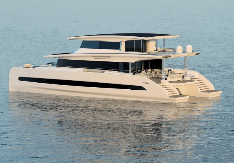 Silent 80 Tri-Deck - 3 deck closed version - photo © Silent Yachts