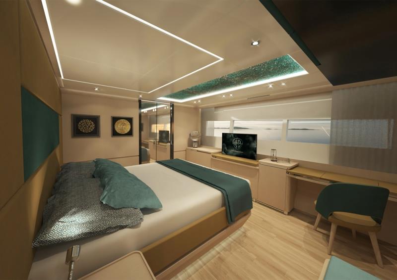 Silent 80 - Master Cabin - photo © Silent Yachts