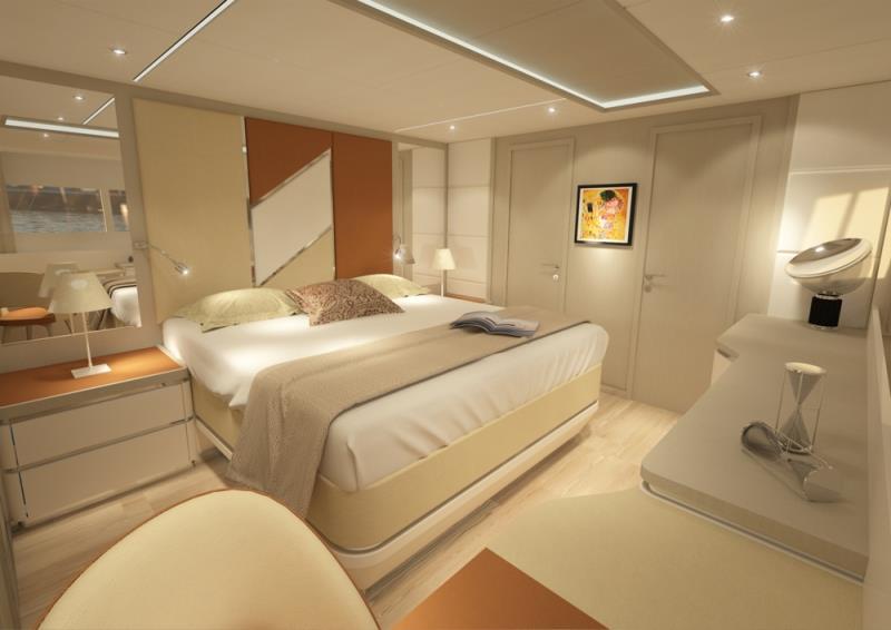 Silent 80 - Master Cabin photo copyright Silent Yachts taken at  and featuring the Power boat class