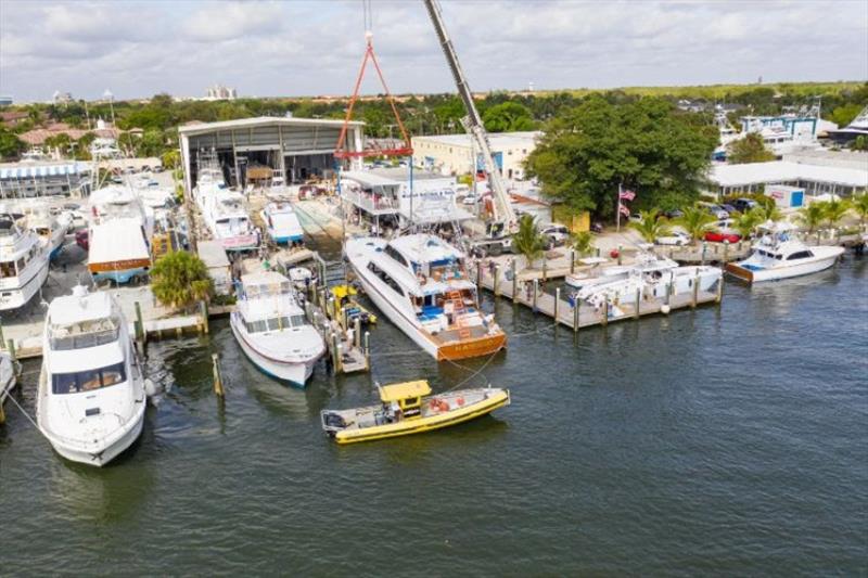 94' Enclosed Bridge S/F - III Amigos - photo © Michael Rybovich and Sons