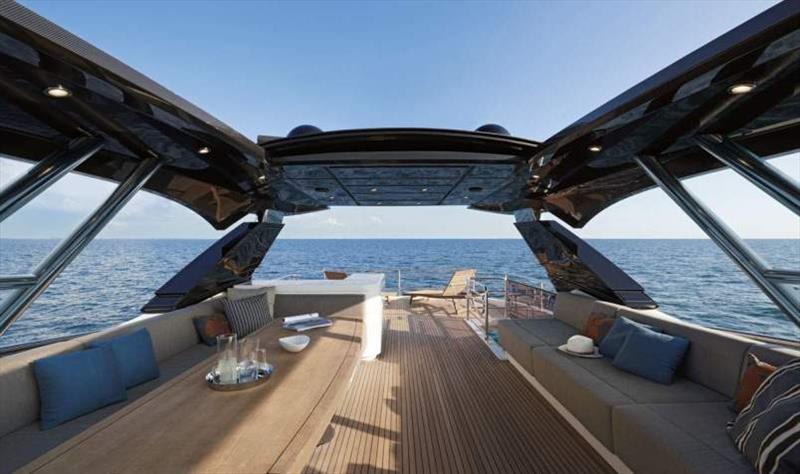 MCY 80 flybridge photo copyright Monte Carlo Yachts taken at  and featuring the Power boat class