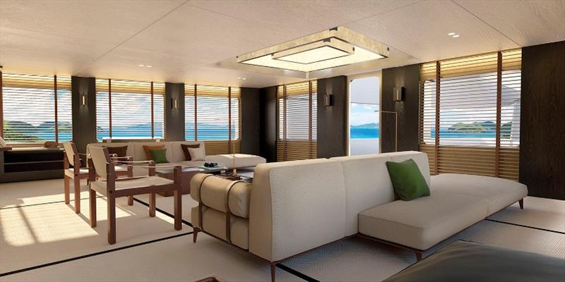 MYT SeaXplorer 77 - Observation lounge photo copyright Damen Yachting taken at  and featuring the Power boat class
