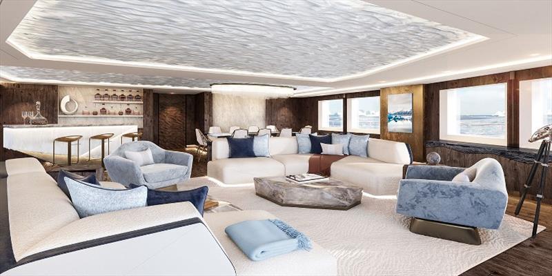 Winch Design SeaXplorer 77 - Upper lounge photo copyright Damen Yachting taken at  and featuring the Power boat class