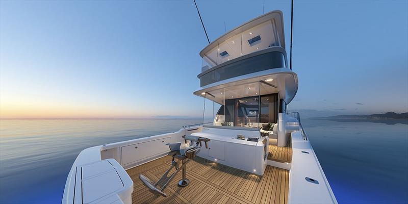 The new M600 Offshore photo copyright Maritimo taken at  and featuring the Power boat class