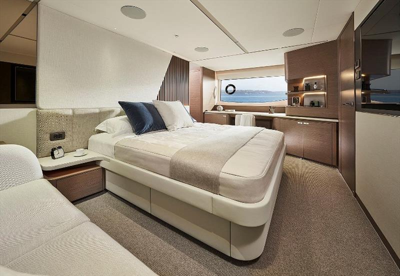 Princess Y72 - Master Stateroom photo copyright Princess Yachts taken at  and featuring the Power boat class