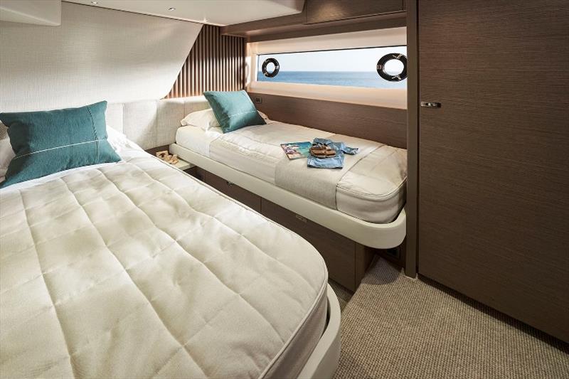 Princess Y72 - Guest cabin photo copyright Princess Yachts taken at  and featuring the Power boat class