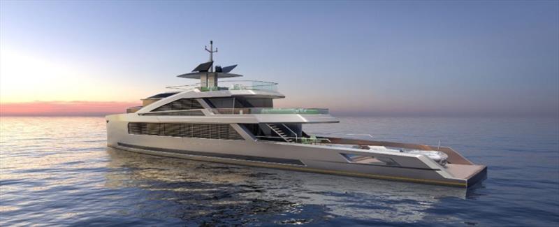 Project Isola - a 50m, sub 500 GRT, motor yacht - photo © Bannenberg & Rowell