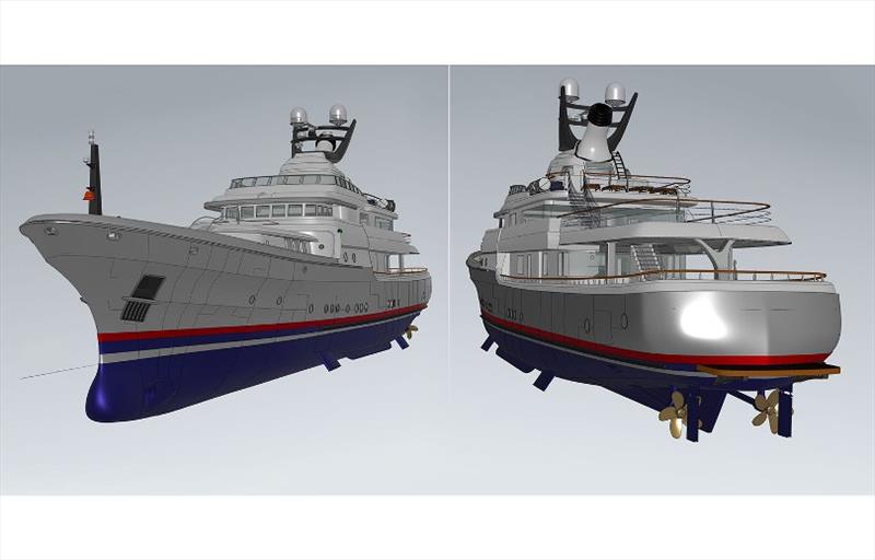 Proven maritime forms: flared bow and heart-shaped stern photo copyright Liebowitz & Partners taken at  and featuring the Power boat class