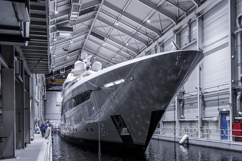 Feadship Somnium close to completion photo copyright Feadship taken at  and featuring the Power boat class