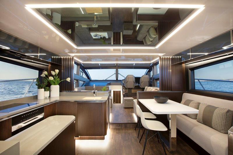 Pearl 62 saloon - photo © Pearl Yachts